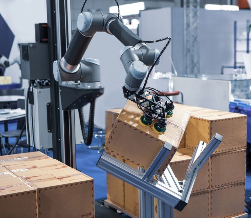 Vakuumhebetechnik mit Drucksensor